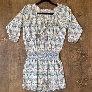 Tory Burch 100% silk romper XS